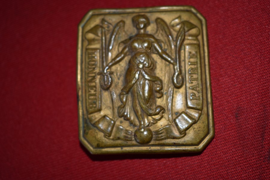 19 CENTURY FRENCH ARMY BELT BUCKLE.B-SOLD